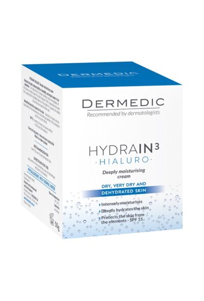 DERMEDIC HYDRAIN3 HIALURO ДЪЛБОКО ХИДРАТИРАЩ КРЕМ ЗА ЛИЦЕ SPF15