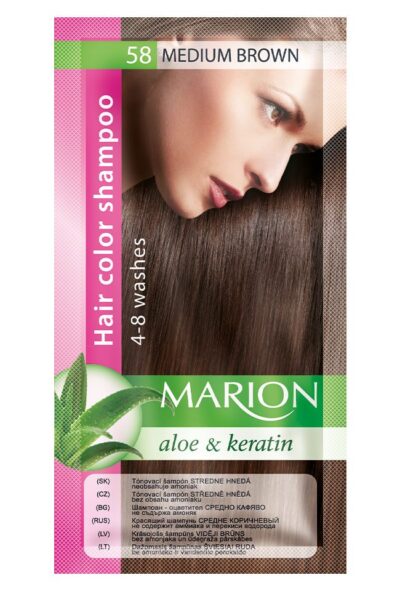 ОЦВЕТЯВАЩ ШАМПОАН MARION СРЕДНО КАФЯВО