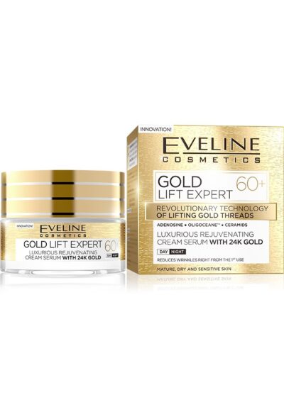 EVELINE GOLD LIFT EXPERT 60+ ДНЕВЕН И НОЩЕН КРЕМ