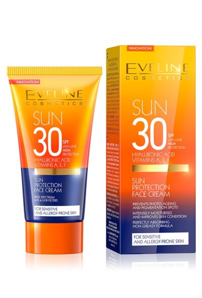 EVELINE СЛЪНЦЕЗАЩИТЕН КРЕМ ЗА ЛИЦЕ SPF 30