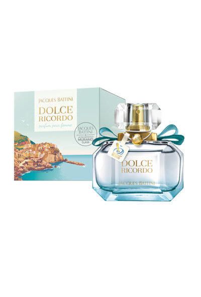ДАМСКА ПАРФЮМНА ВОДА JACQUES BATTINI DOLCE RICARDO + ГРИВНА MURANO GLASS 50 ml