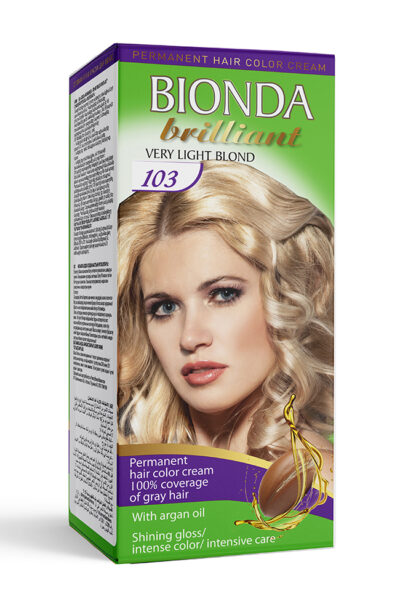 BIONDA БОЯ ЗА КОСА BRILLIANT 103 МНОГО СВЕТЛО РУС