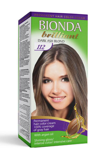 BIONDA БОЯ ЗА КОСА BRILLIANT 112 ТЪМНО ПЕПЕЛНО РУС