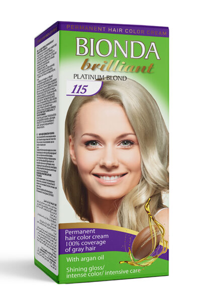 BIONDA БОЯ ЗА КОСА BRILLIANT 115 ПЛАТИНЕНО РУС