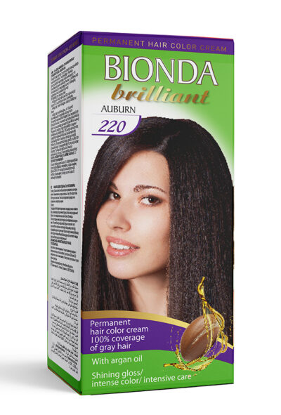 BIONDA БОЯ ЗА КОСА BRILLIANT 220 КЕСТЕНЯВ