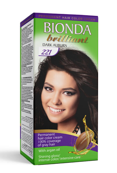 BIONDA БОЯ ЗА КОСА BRILLIANT 221 ТЪМЕН КЕСТЕН