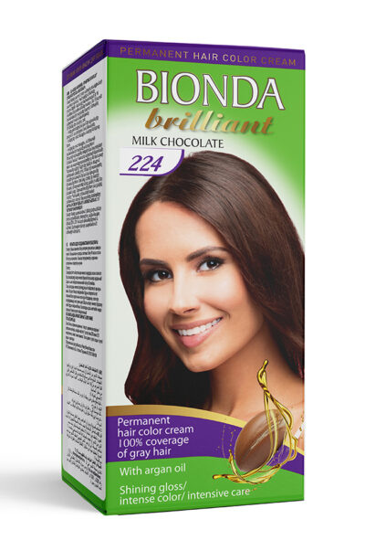 BIONDA БОЯ ЗА КОСА BRILLIANT 224 МЛЕЧЕН ШОКОЛАД