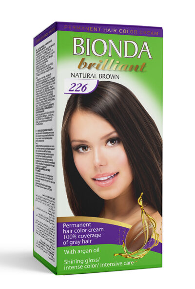 BIONDA БОЯ ЗА КОСА BRILLIANT 226 НАТУРАЛНО КАФЯВ