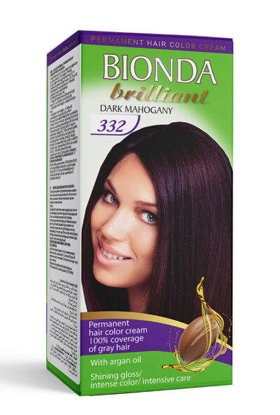 BIONDA БОЯ ЗА КОСА BRILLIANT 332 ТЪМЕН МАХАГОН