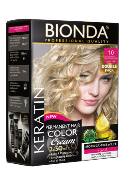 BIONDA БОЯ ЗА КОСА PROFESSIONAL DOUBLE 10 УЛТРА БЛОНД