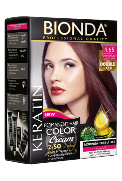 BIONDA БОЯ ЗА КОСА PROFESSIONAL DOUBLE 4,65 ТЪМЕН МАХАГОН