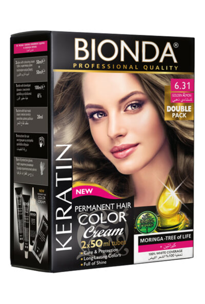 BIONDA БОЯ ЗА КОСА PROFESSIONAL DOUBLE 6,31 ЗЛАТЕН КЕСТЕН
