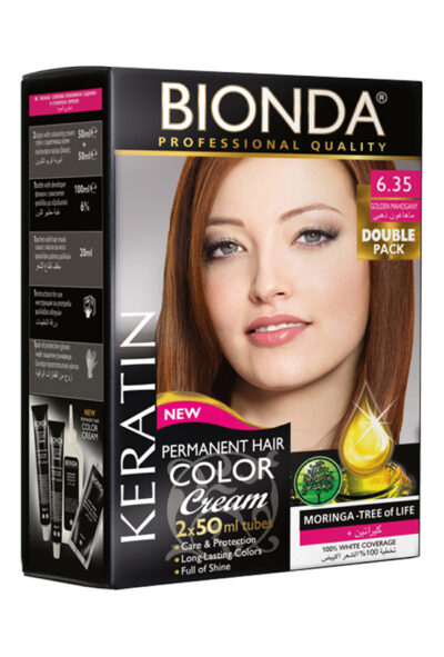 BIONDA БОЯ ЗА КОСА PROFESSIONAL DOUBLE 6,35 ЗЛАТЕН МАХАГОН