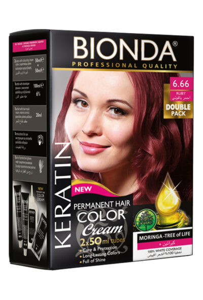 BIONDA БОЯ ЗА КОСА PROFESSIONAL DOUBLE 6,66 РУБИН