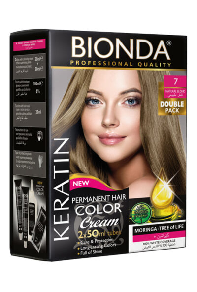 BIONDA БОЯ ЗА КОСА PROFESSIONAL DOUBLE 7 НАТУРАЛНО РУС