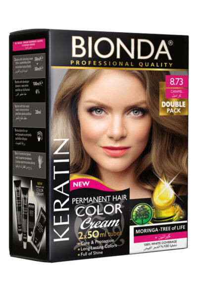 BIONDA БОЯ ЗА КОСА PROFESSIONAL DOUBLE 8,73 КАРАМЕЛ