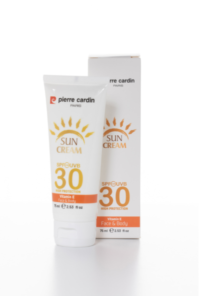 PIERRE CARDIN СЛЪНЦЕЗАЩИТЕН КРЕМ ЛИЦЕ И ТЯЛО 30 SPF 75 мл