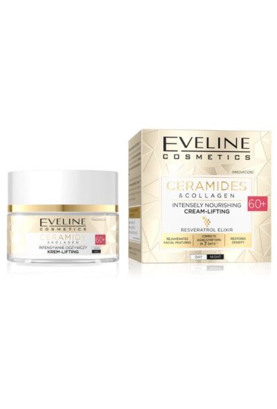 EVELINE CERAMIDES & COLLAGEN ДНЕВЕН/НОЩЕН КРЕМ 60+
