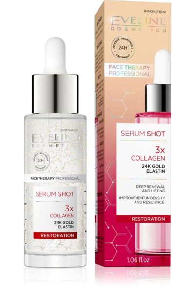 EVELINE SERUM SHOT МУЛТИ КОЛАГЕН Х 3 - СЕРУМ ЗА ЛИЦЕ-ШИЯ-ДЕКОЛТЕ
