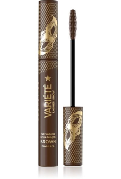 EVELINE СПИРАЛА VARIETE LASHES SHOWE TICKENING&LENGHTENING BROWN