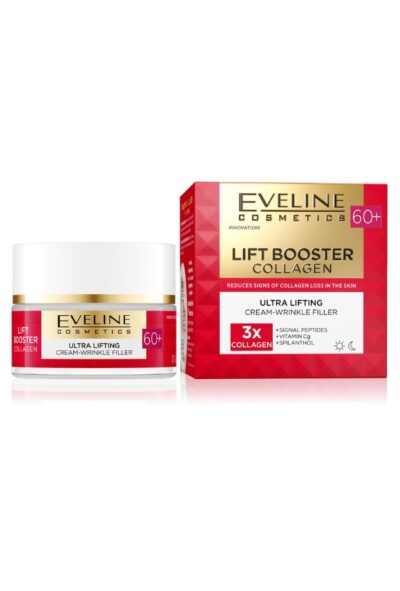 EVELINE LIFT BOOSTER COLAGEN 60+ ДНЕВЕН/НОЩЕН КРЕМ ЗА ЛИЦЕ