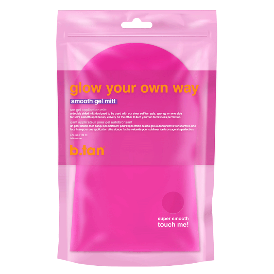 B.TAN РЪКАВИЦА ЗА АВТОБРОНЗАНТ gel glow your own way /РОЗОВА-ГЕЛ/ - Image 1