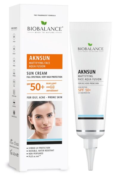 BIOBALANCE AQUA FUSION МАТИРАЩ КРЕМ ЗА ПРОБЛЕМНА КОЖА С SPF 50