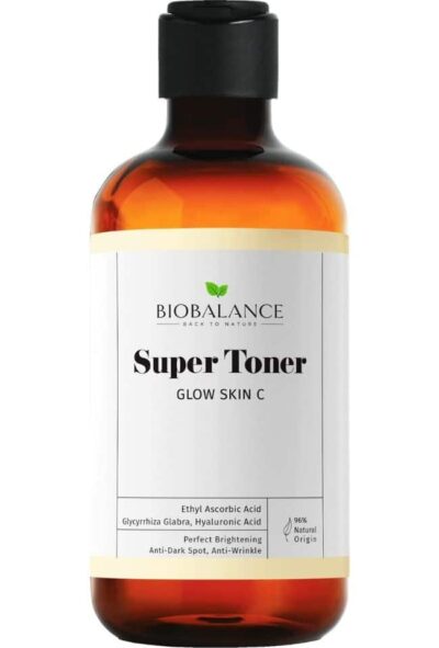 BIOBALANCE СУПЕР ОЗАРЯВАЩ ТОНЕР ЗА ЛИЦЕ С ВИТАМИН С, ПРОТИВ ТЪМНИ ПЕТНА