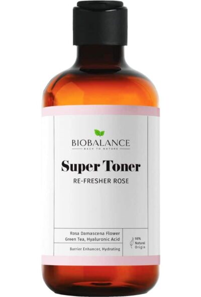 BIOBALANCE СУПЕР ОСВЕЖАВАЩ ТОНЕР ЗА ЛИЦЕ С ЕКТРАКТ ОТ РОЗА