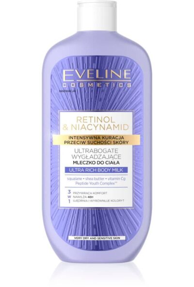 EVELINE RETINOL & NIACYNAMIDE УЛТРА ХИДРАТИРАЩО МЛЯКО ЗА ТЯЛО