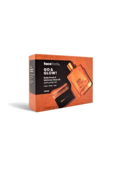 FACE FACTS КОМПЛЕКТ GO & GLOW (SHIMMER GLOW 50МЛ + ЧЕТКА), 2 ЧАСТИ