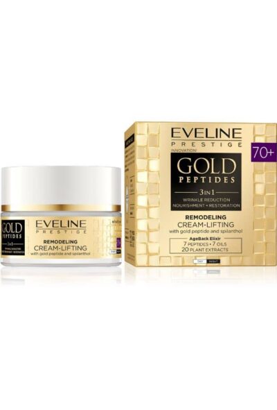 EVELINE GOLD PEPTIDES 70+ ДНЕВЕН/НОЩЕН РЕМОДЕЛИРАЩ ЛИФТИНГ-КРЕМ