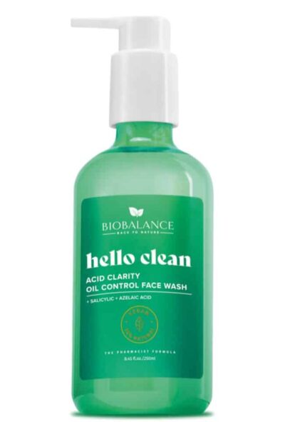 BIOBALANCE HELLO CLEAN ИЗМИВЕН ГЕЛ ЗА ЛИЦЕ СЪС САЛИЦИЛОВА КИСЕЛИНА