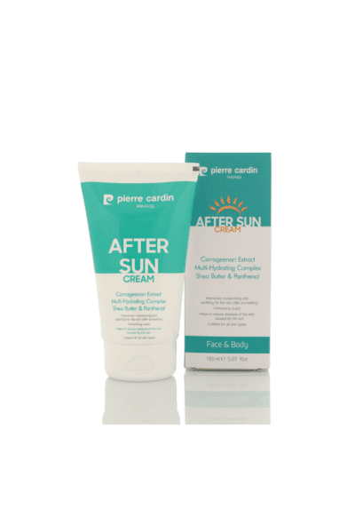 PIERRE CARDIN AFTER SUN КРЕМ ЗА ЛИЦЕ И ТЯЛО С КАРАГЕНАН, ШИЙ И ПАНТЕНОЛ 150 ml