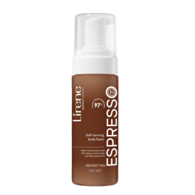 LIRENE PERFECT TAN АВТОБРОНЗАНТ ПЯНА ЗА ТЯЛО ESPRESSO /ТЪМНА КОЖА/ 150 мл,