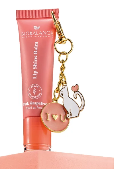 BIOBALANCE БАЛСАМ ЗА УСТНИ PINK GRAPEFRUIT, 10 МЛ