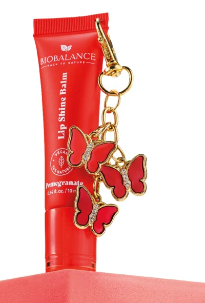 BIOBALANCE БАЛСАМ ЗА УСТНИ POMEGRANATE, 10 МЛ