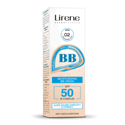 LIRENE  BB КРЕМ SPF 50 02 NUDE 30мл,