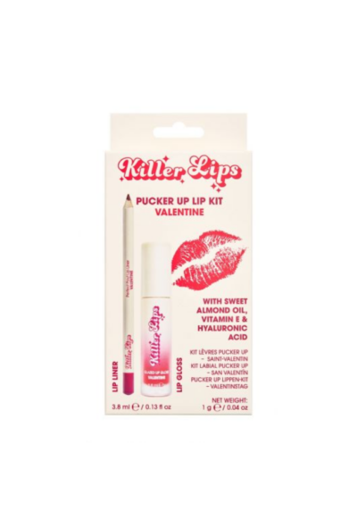 KILLER LIPS СЕТ МОЛИВ И ГЛАНЦ ЗА УСТНИ VALENTINE