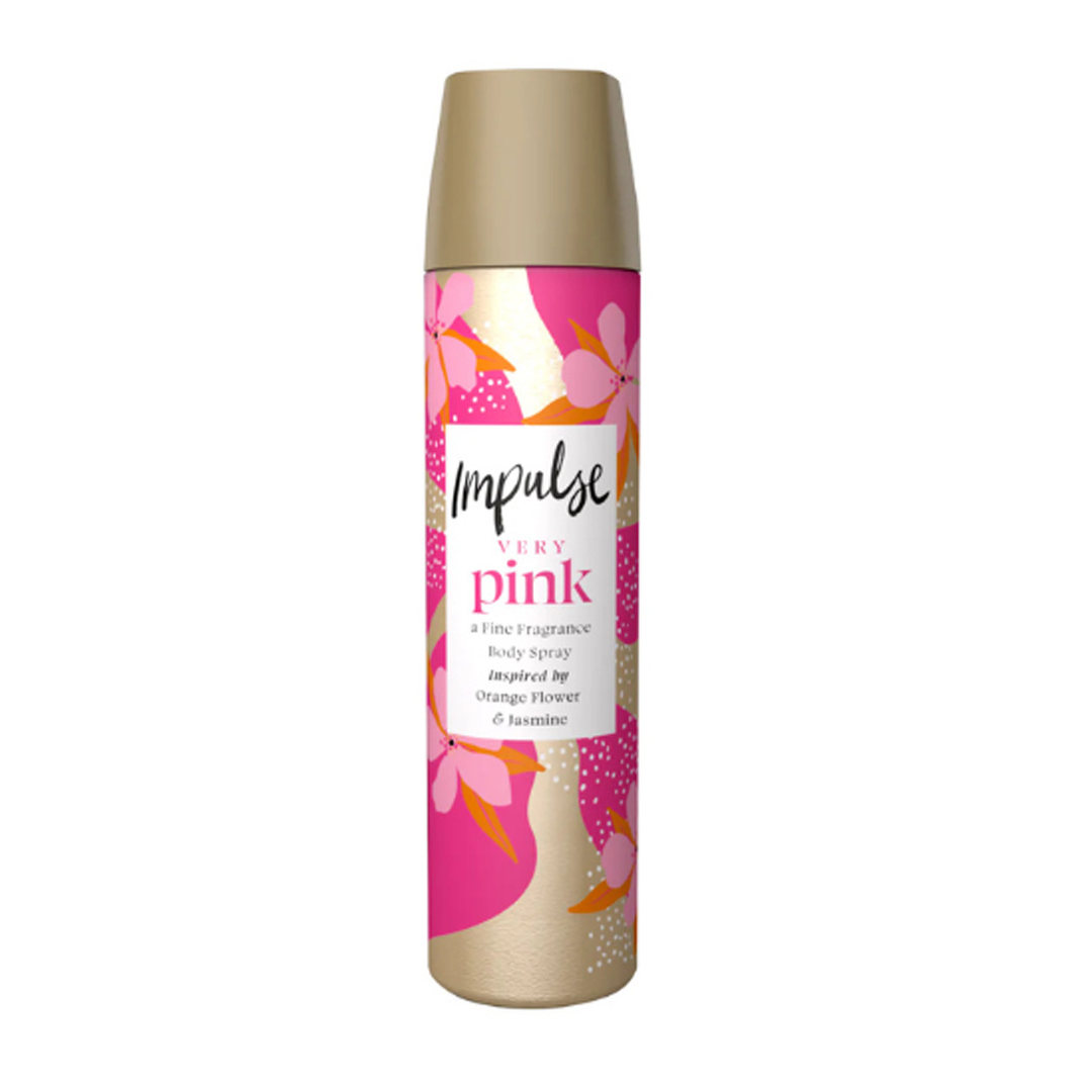 IMPULSE ПАРФЮМЕН БОДИ СПРЕЙ VERY PINK 75ML - Image 1