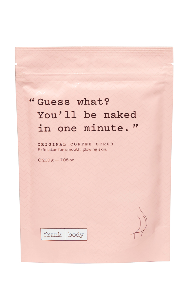 ОРИГИНАЛЕН КАФЕЕН СКРАБ ЗА ТЯЛО FRANK BODY 200g - Image 1