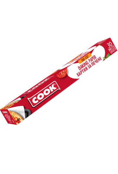 ХАРТИЯ ЗА ПЕЧЕНЕ COOK ЛИСТА 30 БР.