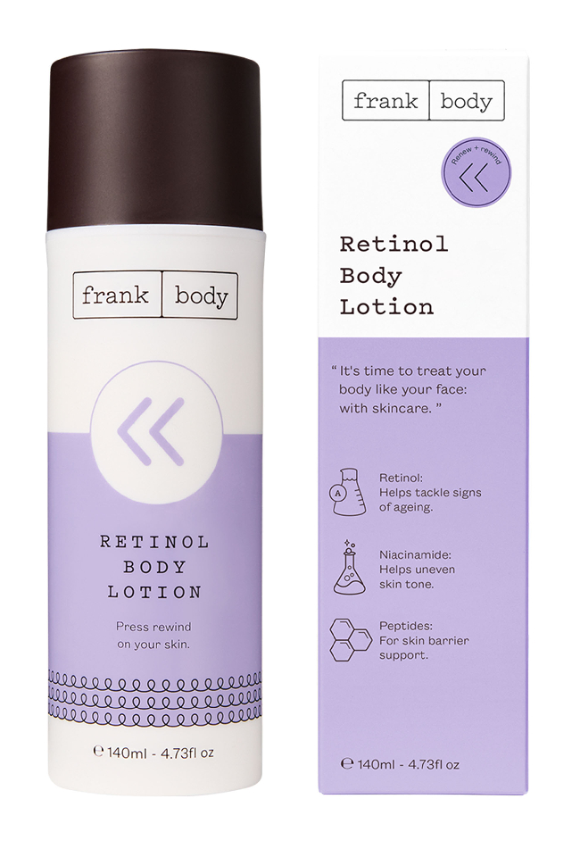 ЛОСИОН ЗА ТЯЛО С РЕТИНОЛ FRANK BODY 140ml - Image 1