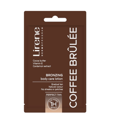 LIRENE PERFECT TAN БАЛСАМ БРОНЗИРАЩ ЗА ТЯЛО COFFEE BRULEE САШЕ 12мл