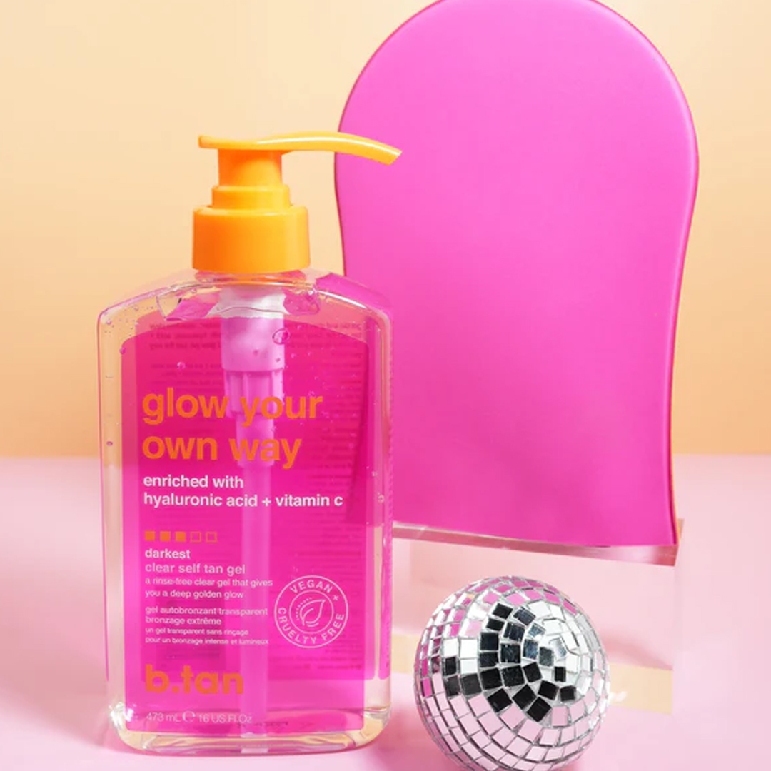 B.TAN РЪКАВИЦА ЗА АВТОБРОНЗАНТ gel glow your own way /РОЗОВА-ГЕЛ/ - Image 4